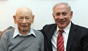 Benzion Netanyahu And Son Bibi